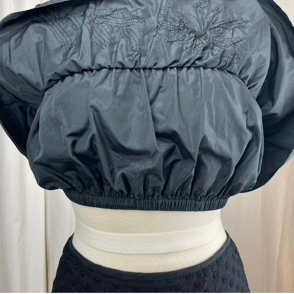 TANYA TAYLOR Womens (M) Crop Tube Top‎ Strapless Sequin Resort Coquette Vacation - Picture 5 of 6